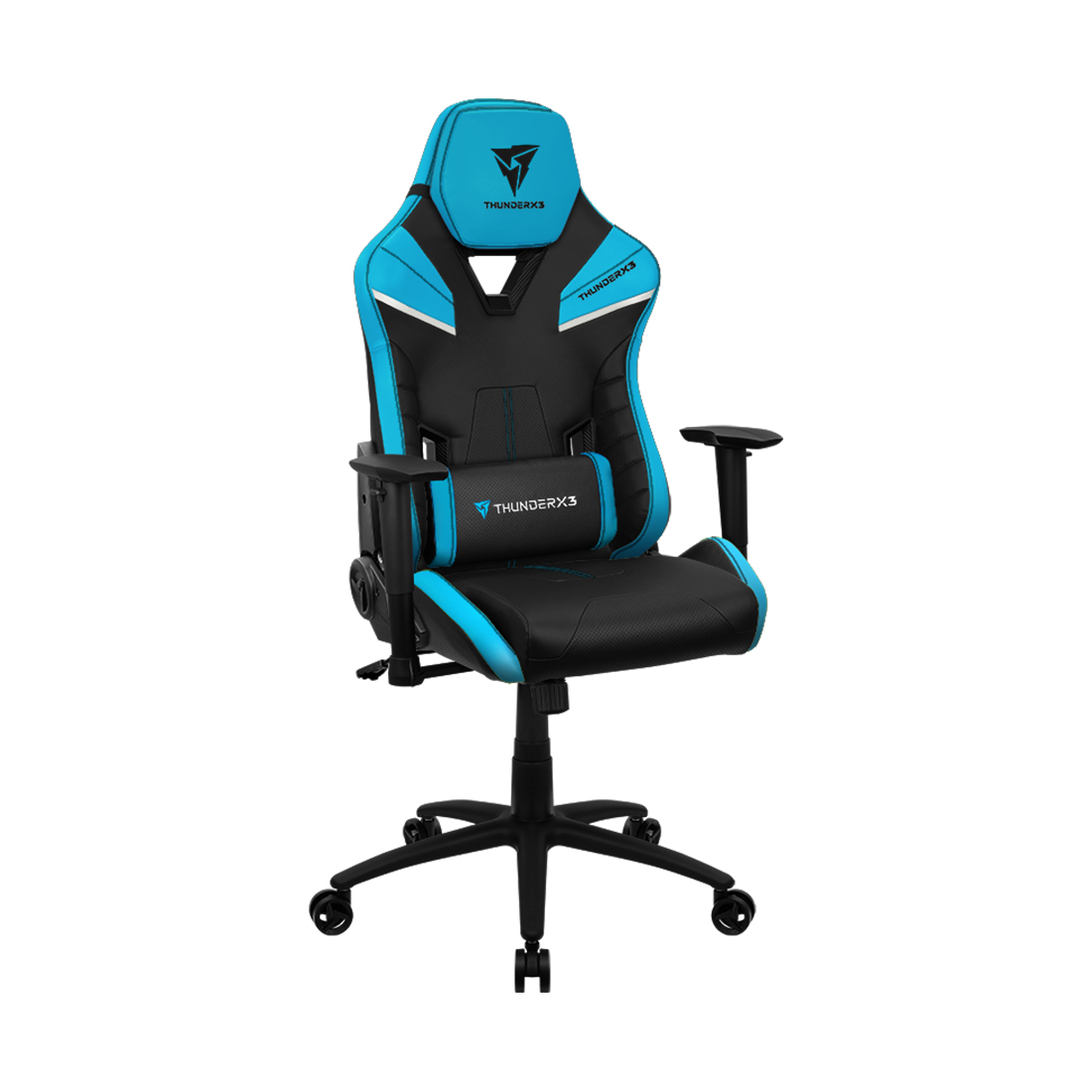 купить Игровое компьютерное кресло, ThunderX3, TC5-Azure Blue, Искусственная кожа PU AIR, (Ш)66*(Г)70*(В)125(134) см, Чёрно-Голубой в Алматы