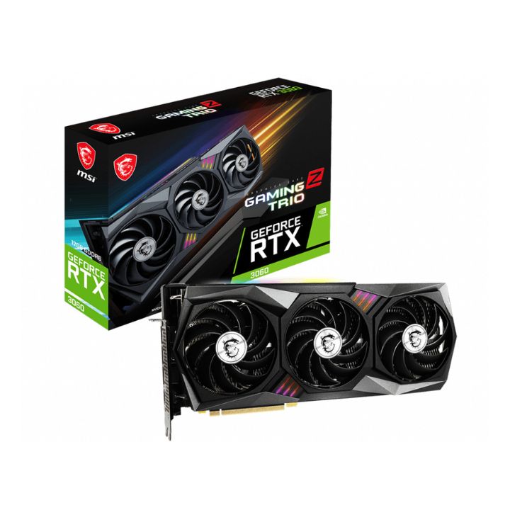 купить Видеокарта MSI GeForce RTX3060 GAMING TRIO, 12G GDDR6 192bit HDMI 3xDP RTX 3060 GAMING TRIO PLUS 12G в Алматы
