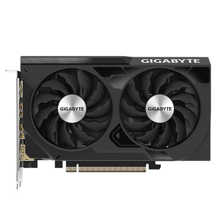 купить Видеокарта 8Gb PCI-E GDDR6X GIGABYTE GV-N4060WF2-8GD, 2хHDMI+2xDP GeForce RTX4060 в Алматы