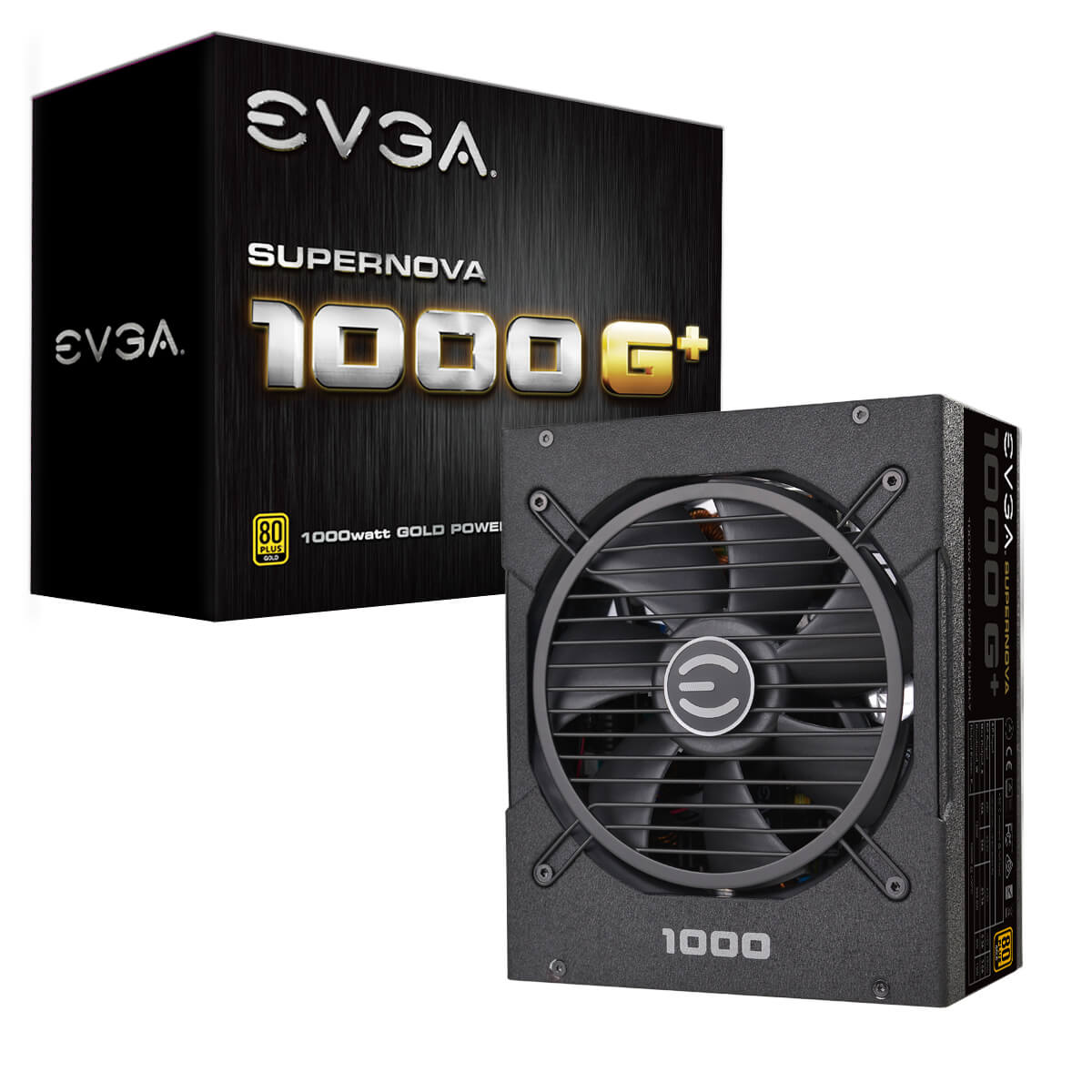 купить Блок питания ATX 1000W EVGA SuperNOVA 1000 G1+, Active PFC, вент. 13.5 см, 80+ GOLD 120-GP-1000-X2 в Алматы