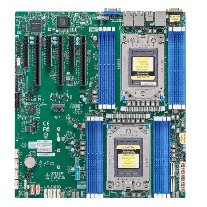 купить Материнская плата сервера Supermicro MBD-H12DSI-N6-O в Алматы