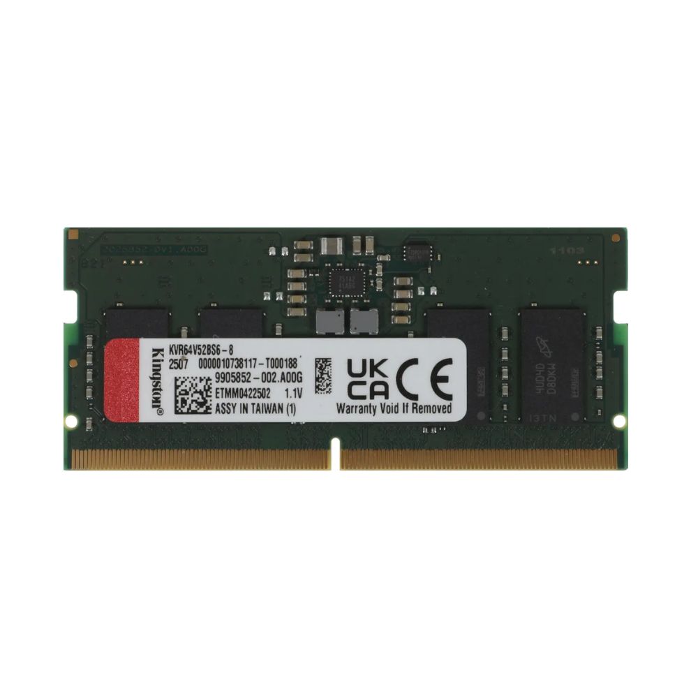 купить Kingston DRAM 8GB 6400MT/s DDR5 Non-ECC CL52 CSODIMM 1Rx16 в Алматы