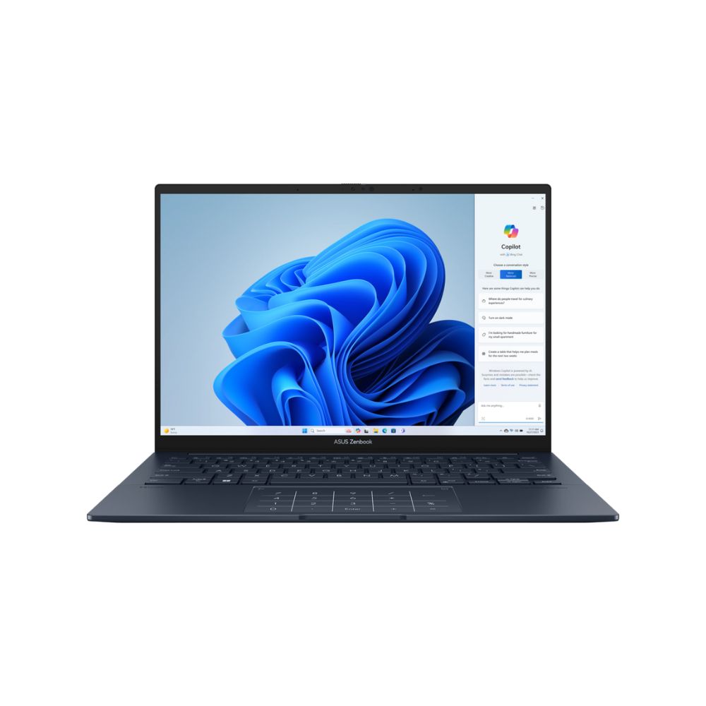 купить Ноутбук Asus Zenbook 14 OLED UX3405MA-QD736 14* FHD Intel® Core™ Ultra 5 125H/16GB/1TB/Intel® Arc™ Graphics/Blue/Dos(90NB11R1-M01750) в Алматы