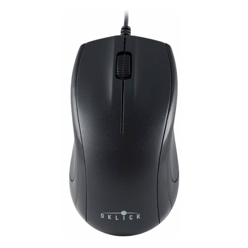 купить Мышь Oklick 185M черный оптическая (1000dpi) USB (2but) в Алматы