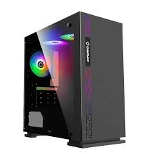 купить Корпус ПК без БП GameMax H605-TR <ATX, 1x120 FRGB, Micro-Tower Case, USB2.0x2, USB3.0x1, 350x188x380mm> в Алматы