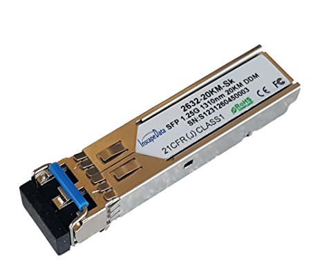 купить Оптический транссивер GbE SFP 2632 <Single-Mode, Dual Fiber 1310nm, 20km, LC> в Алматы