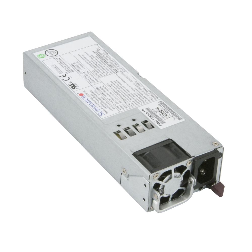 купить Блок Питания Supermicro 1000W/1600W 1U Redundant Power Supply (PWS-1K62A-1R) в Алматы