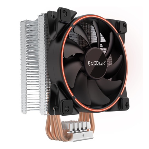 купить Кулер для процессора PCcooler GI-X4R V2 цвет подсветки красный в Алматы