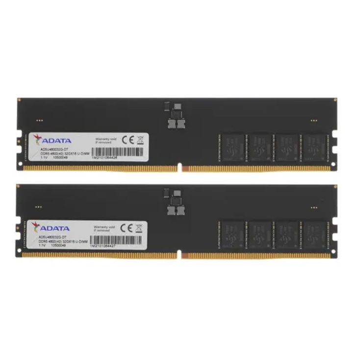 купить Комплект модулей памяти ADATA AD5U480032G-DT DDR5 64GB (Kit 2x32GB) 4800MHz в Алматы