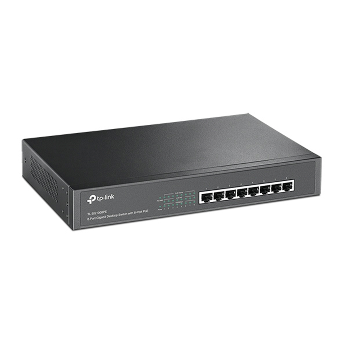 купить Коммутатор PoE  GbE  8-портовый Tp-Link TL-SG1008PE <8-port Gigabit PoE  Switch, PoE  for All 8 Ports, power budget of 124W> в Алматы
