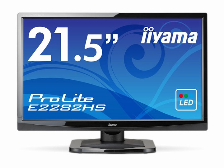 купить Монитор LCD 21.5** 16:9 1920х1080 TN, nonGLARE, 250cd/m2, H170&deg;/V170&deg;, 1000:1, 80M:1, 16.7M Color, 1ms, VGA, HDMI, DVI, Tilt, Speakers, 3Y, Black в Алматы