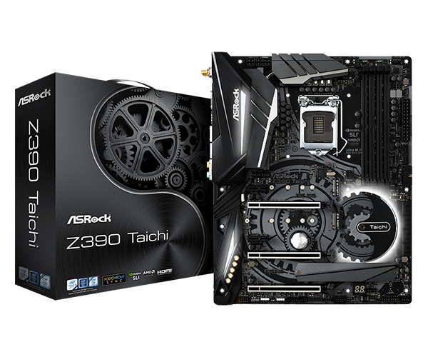купить Геймерская Материнская плата Премиум Класса ASRock Z390 TAICHI iZ390 Socket 1151 4xDDR4 4200+(OC)  8xSATA, RAID, 3xUltra M.2, 1 x HDMI, 1 x DisplayPort 1.2, 3 x USB 3.1, 1 x USB 3.1 Gen2 Type-C, Поддержка AMD Quad CrossFireX&trade;, 3-Way CrossFireX&trade; и Cro в Алматы
