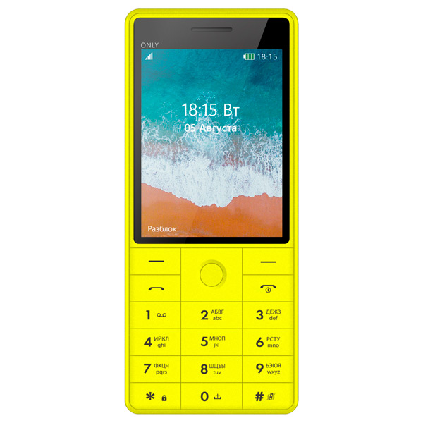 купить Мобильный телефон BQ-2815 Only Жёлтый /  в Алматы