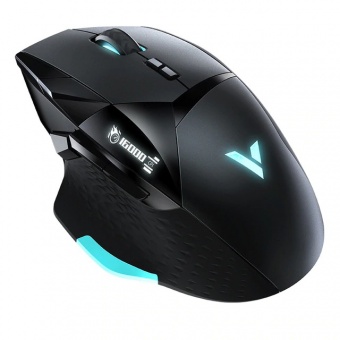 купить Компьютерная мышь, Rapoo, VT900, Игровая, Оптическая, Проводная, 16000 dpi, длина кабеля 1.8м, LED подсветка, Черный в Алматы