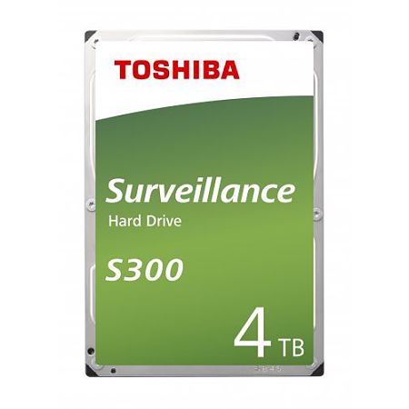 купить Жесткий диск HDD 4Tb TOSHIBA Surveillance S300 5400rpm 128Mb SATA3 3,5* HDWT140UZSVA MTBF в Алматы