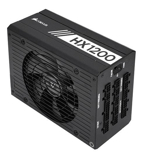 купить Блок питания ATX 1200W Corsair HX1200 80 PLUS® Platinum 1200 Вт, CP-9020140-EU. в Алматы