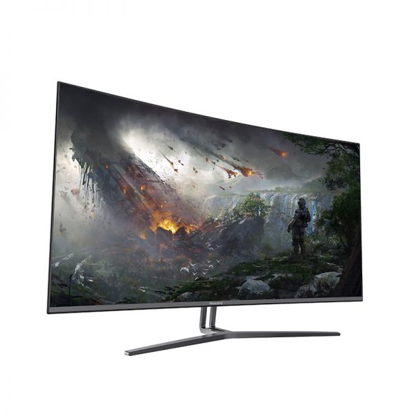 купить Монитор ЖК 38.5* Huntkey M4081C <1920*1080, LED, 60Hz, 8ms, колонки DVI HDMI VGA, изогнутый R3000, 240cd/m2, 16:9, GRAY> в Алматы