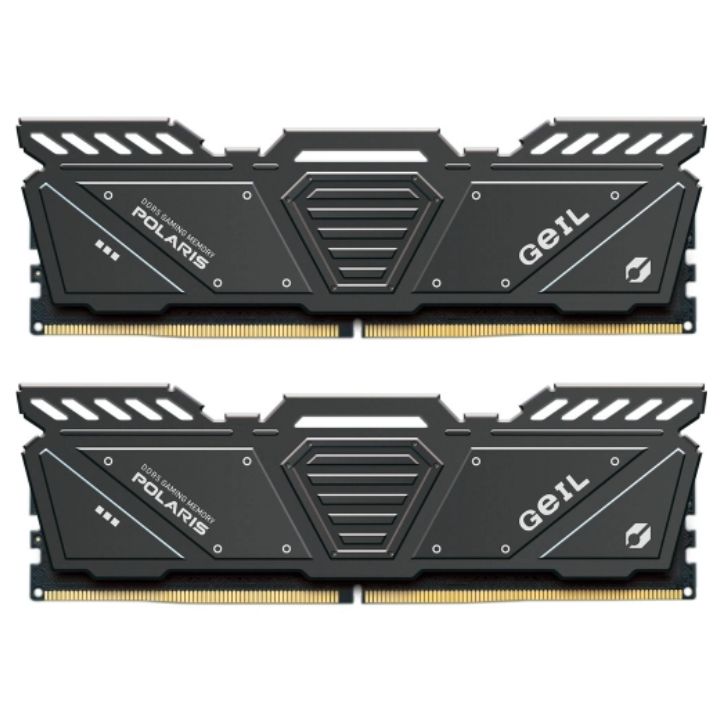 купить Оперативная память 32GB Kit (2x16GB) GEIL Polaris 5600Mhz DDR5 PC5-44800 GOG532GB5600C46DC Gray в Алматы
