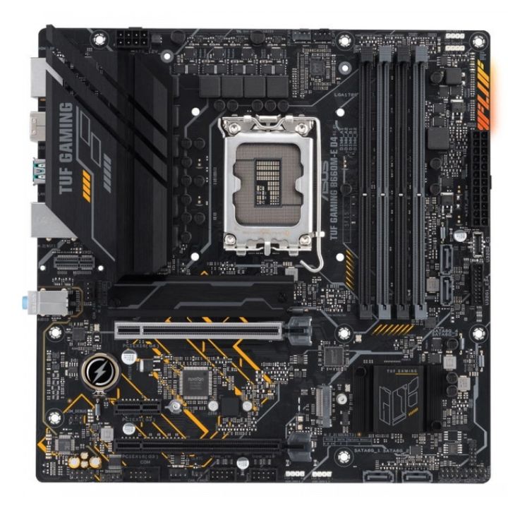 купить ASUS TUF GAMING B660M-E D4 s1700 B660 4xDDR4 M.2 HDMI-DP mATX в Алматы