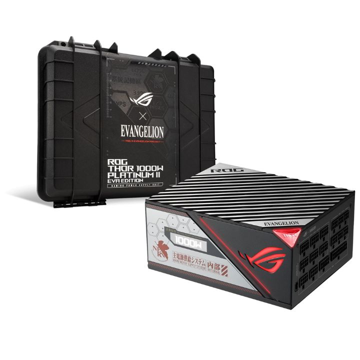 купить Блок питания ROG-THOR-1000P2-EVA-GAMING 1000W/ATX12V/13.5cm/EU/80+Platinum, Full modular, ROG-THOR-1000P2-GAMING в Алматы