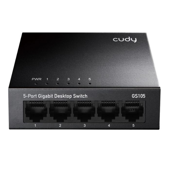 купить Коммутатор гигабитный  5-портовый CUDY GS105 <10/100/1000 Mbps, Металлический корпус> в Алматы