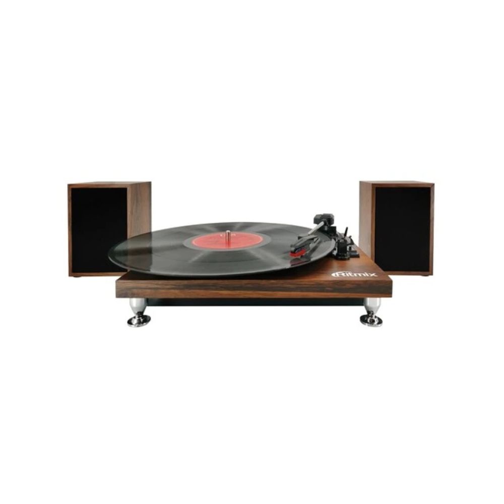 купить Проигрыватель виниловый Ritmix LP-280 темное дерево в Алматы