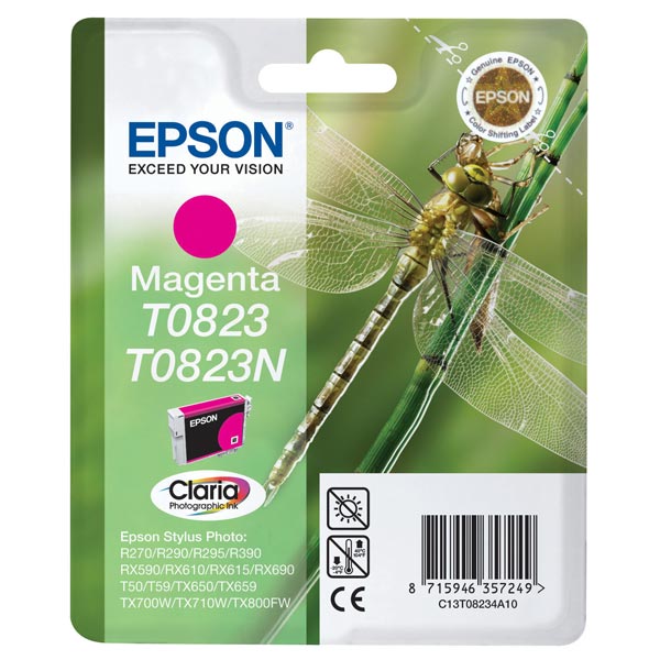 купить Картридж Epson C13T11234A10 (0823) R270/290/RX590 пурпурный в Алматы