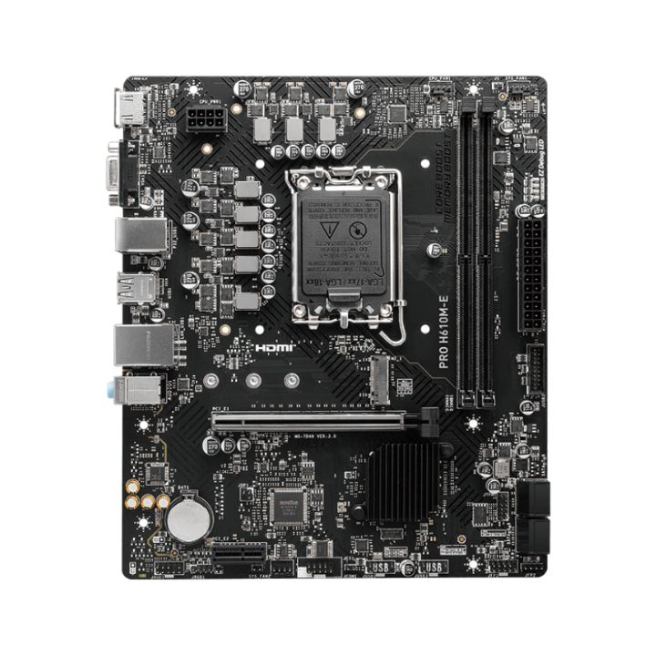 купить Сист. Плата MSI PRO H610M-E, H610, 1700, 2xDDR5 в Алматы