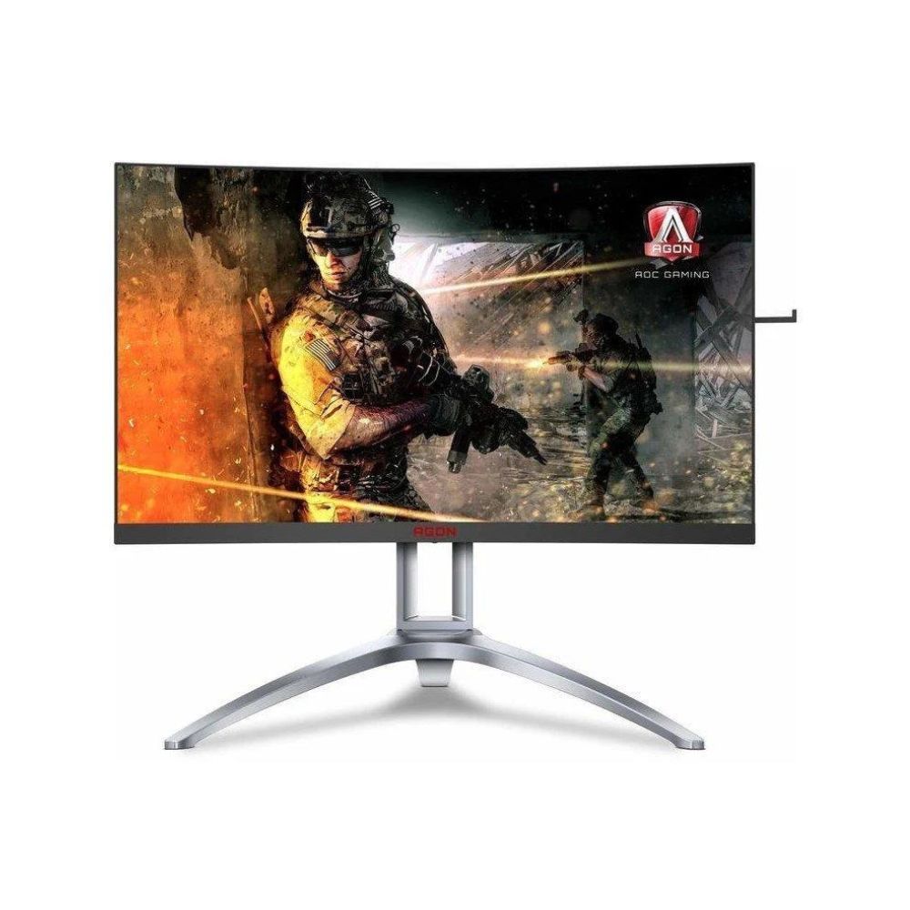Купить Монитор 27* AOC AGON AG273QX, Black-Grey, VA, 2560x1440@165Hz, 400кд/м2, 3000:1,1ms, 2xHDMI, 2xDP в Алматы
