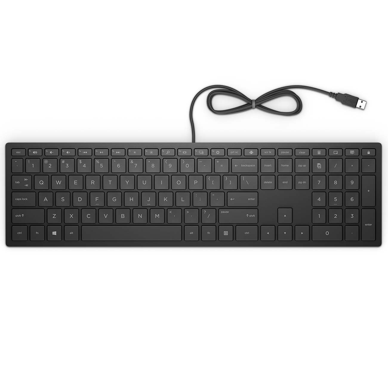 купить Клавиатура HP Europe Pavilion Wired Keyboard 300 (4CE96AA#ACB) в Алматы