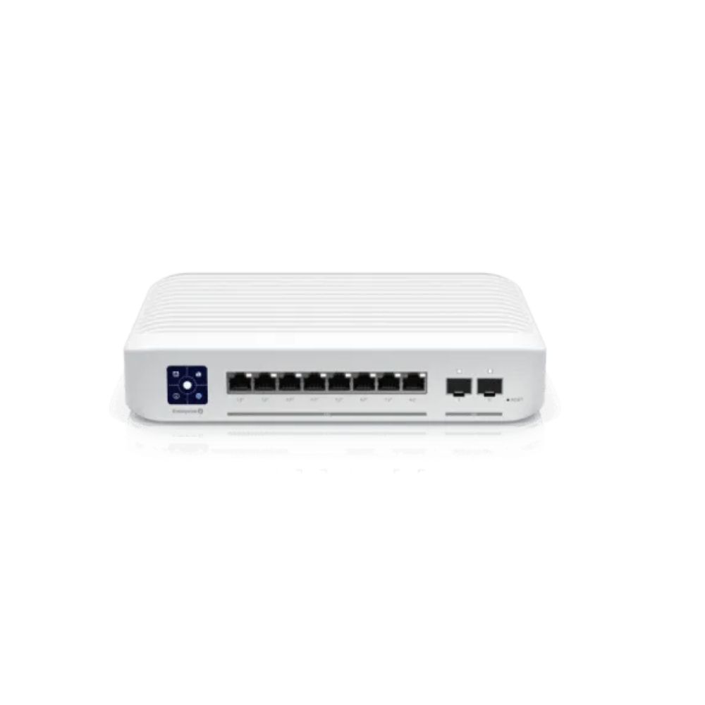 Купить Switch 8 port Ubiquiti UniFi USW-Enterprise-8-PoE, 8x 2.5 GbE RJ45, 2x 10 GbE SFP+, PoE 120W в Алматы