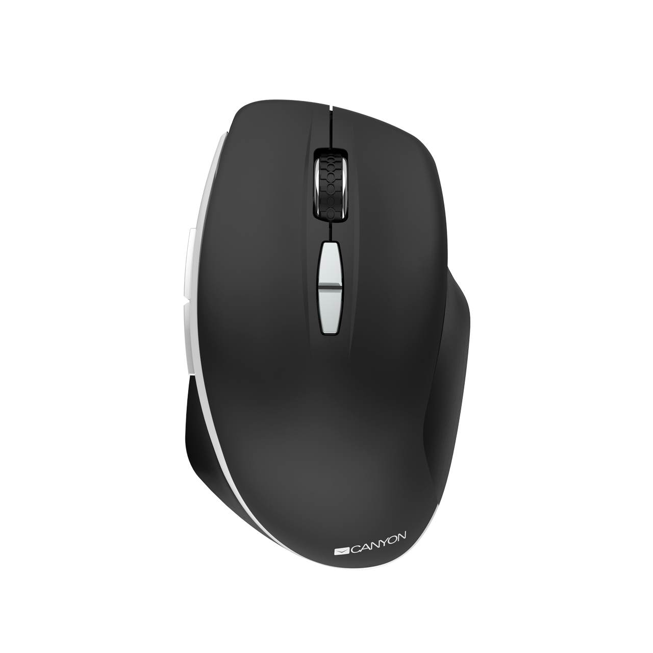 купить Canyon  2.4 GHz  Wireless mouse ,with 7 buttons, DPI 800/1200/1600, Battery: AAA*2pcs,Black,72*117*41mm, 0.075kg в Алматы