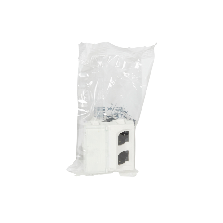 купить Legrand 076506 MOSAIC RJ45 STP кат6 2мод 45° в Алматы