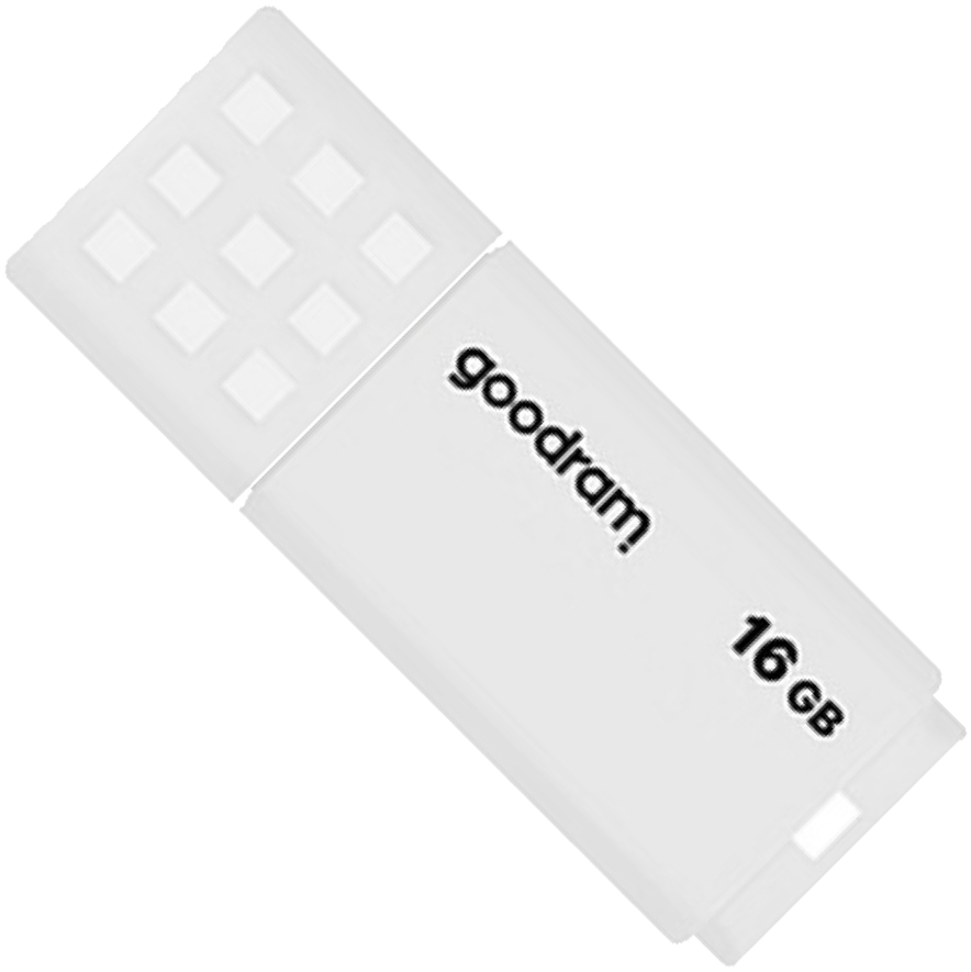 купить USB-ФЛЕШ-НАКОПИТЕЛЬ 16Gb GOODRAM UME2 USB 2.0 UME2-0160W0R11 WHITE в Алматы
