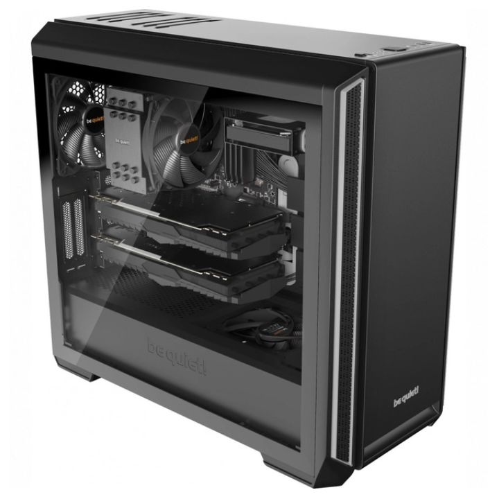 купить Компьютерный корпус, Bequiet!, Silent BASE 601 Window Silver, BGW27, в Алматы