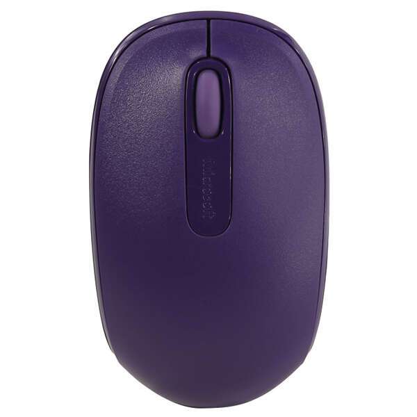 купить Microsoft Mobile Mouse 1850 фиолетовый оптическая (1000dpi) беспроводная USB для ноутбука в Алматы