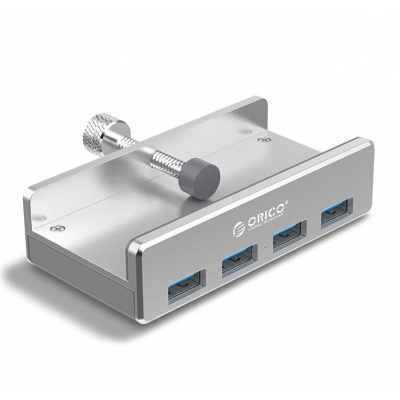 купить USB Хаб ORICO MH4PU-SV-BP<USB3.0 Type-A, 4xUSB, 100cm, 89*46*23mm> в Алматы