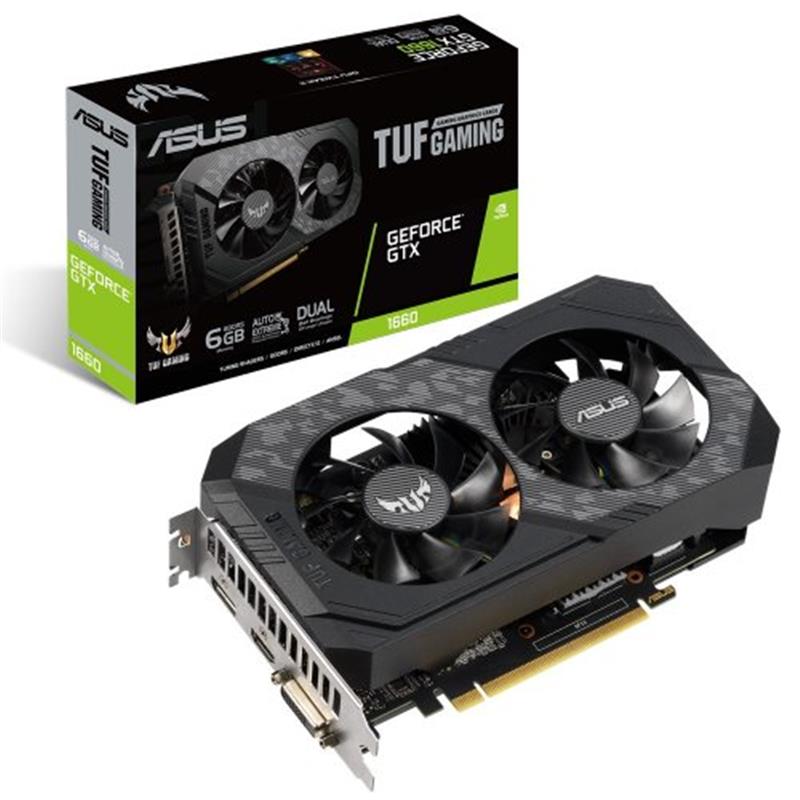 купить Видеокарта ASUS GeForce GTX1660 SUPER 6Gb GDDR5 192bit DVI DMI DP HDCP TUF-GTX1660S-6G-GAMING в Алматы