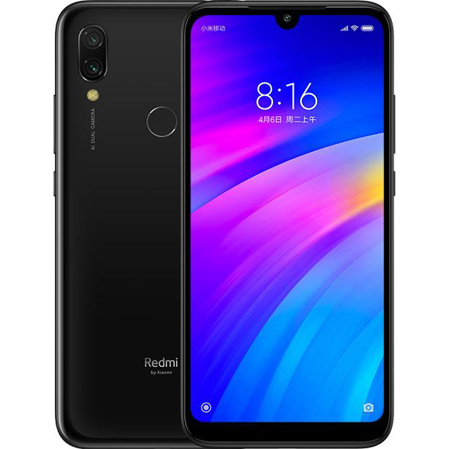 купить Смартфон 6,26* Xiaomi Redmi 7 32GB черный в Алматы