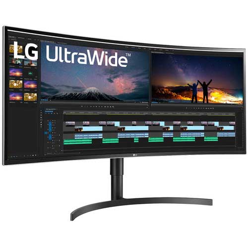 купить Монитор жидкокристаллический LG LCD 35" [21:9] 3440x1440(UWQHD) VA, Curved, nonGLARE, 300cd в Алматы