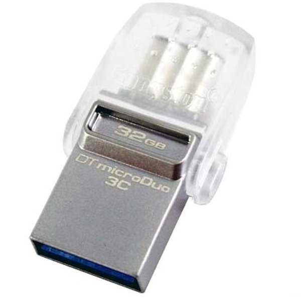 купить USB Флеш 32GB 3.0 Kingston OTG DTDUO3C/32GB металл в Алматы