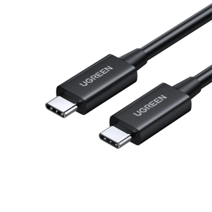 купить Кабель UGREEN US507 USB4 Type C Male to Type C Male 5A Cable 0.8m (Black), 30691 в Алматы