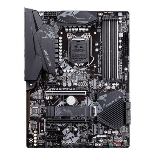 купить Материнская плата, Gigabyte, Z490 GAMING X (4719331808365), LGA1200, iZ490, 4xDDR4 2933, 6xSATA3, 2xM.2, Raid, 1xHDMI, 2xPCI-Ex16, 3xPCI-Ex1, ATX в Алматы