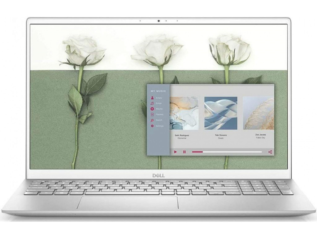 купить Ноутбук Dell/Inspiron 5501/Core i5/1035G1/1 GHz/8 Gb/256 Gb/Nо ODD/GeForce/MX330/2 Gb/15,6 **/1920x1080/Linux/18.04/серебристый в Алматы