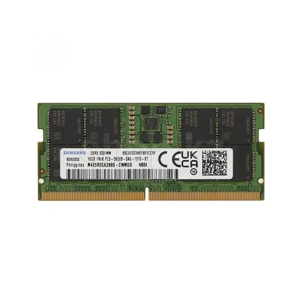 купить Оперативная память для ноутбука 16GB DDR5 5600MHz Samsung SO-DIMM, 1.1V, M425R2GA3BB0-CWMOD в Алматы