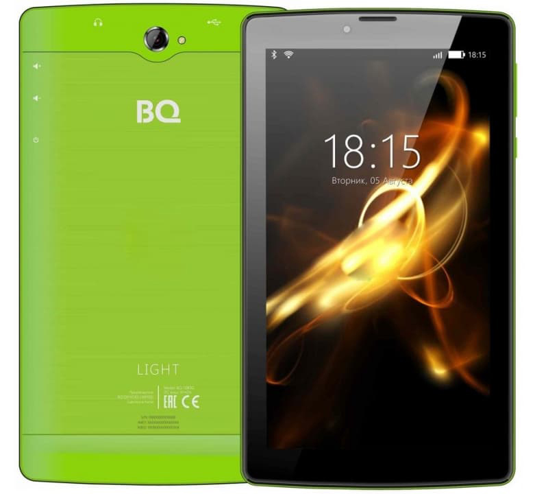 купить Планшет BQ-7083G green 3G (7*, 1024*600, TN, 4*1.0Ghz,  1+8Гб, GPS, 7.0) /  в Алматы