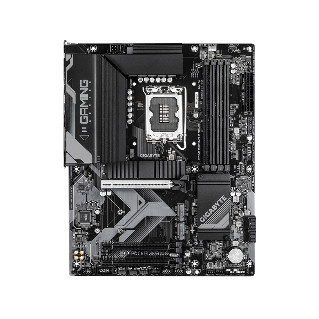 купить Материнская плата GIGABYTE B760 GAMING X GEN5, LGA1700, PCIe 5.0x16, HDMI+DP, 3xM.2, 4xSATA, 1 COM в Алматы
