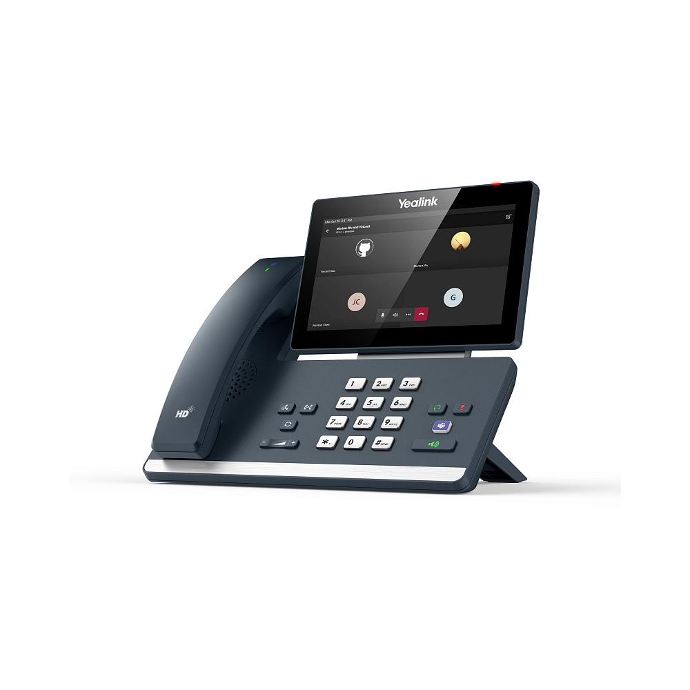 купить Yealink SIP-MP58-WH, Teams/Skype for Business, Беспроводная трубка, Цветной экран, Optima HD, WiFi, Bluetooth, PoE, GigE, без БП в Алматы
