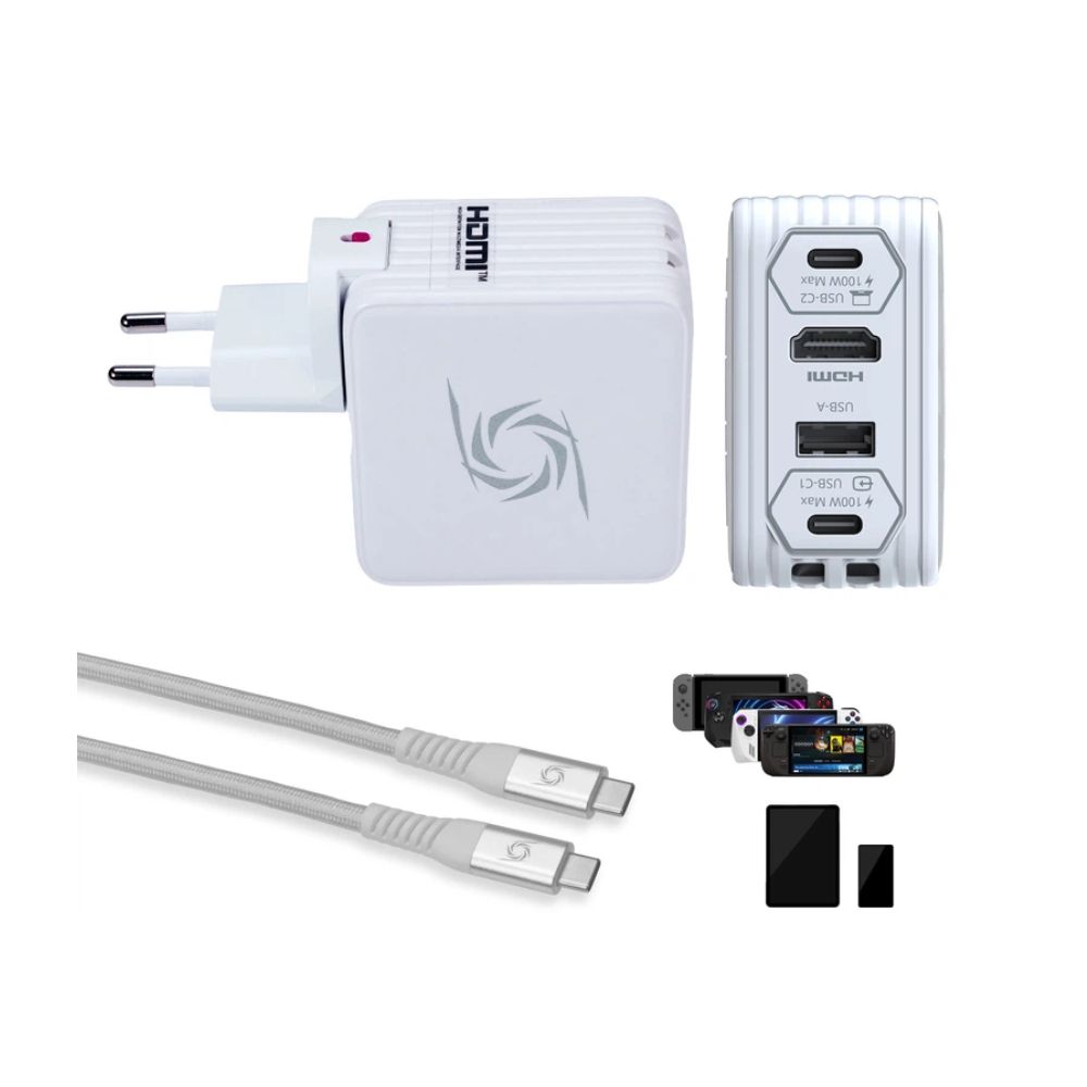 Купить Карта видеозахвата Зарядный блок+передача данных  AverMedia Elite GO, Charging 100W, white GC313Pro в Алматы
