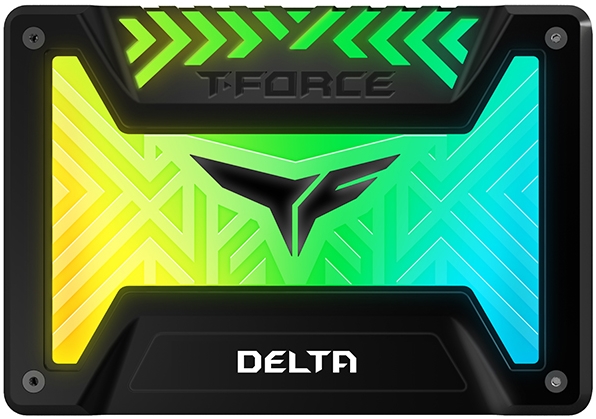 купить SSD-накопитеь Team Group T-FORCE DELTA RGB 1Tb, 2.5*, 9.5mm, SATA-III 6Gb/s, Black, T253TR001T3C313 в Алматы